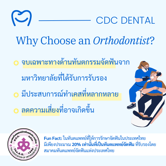 หมอเฉพาะทางจัดฟัน